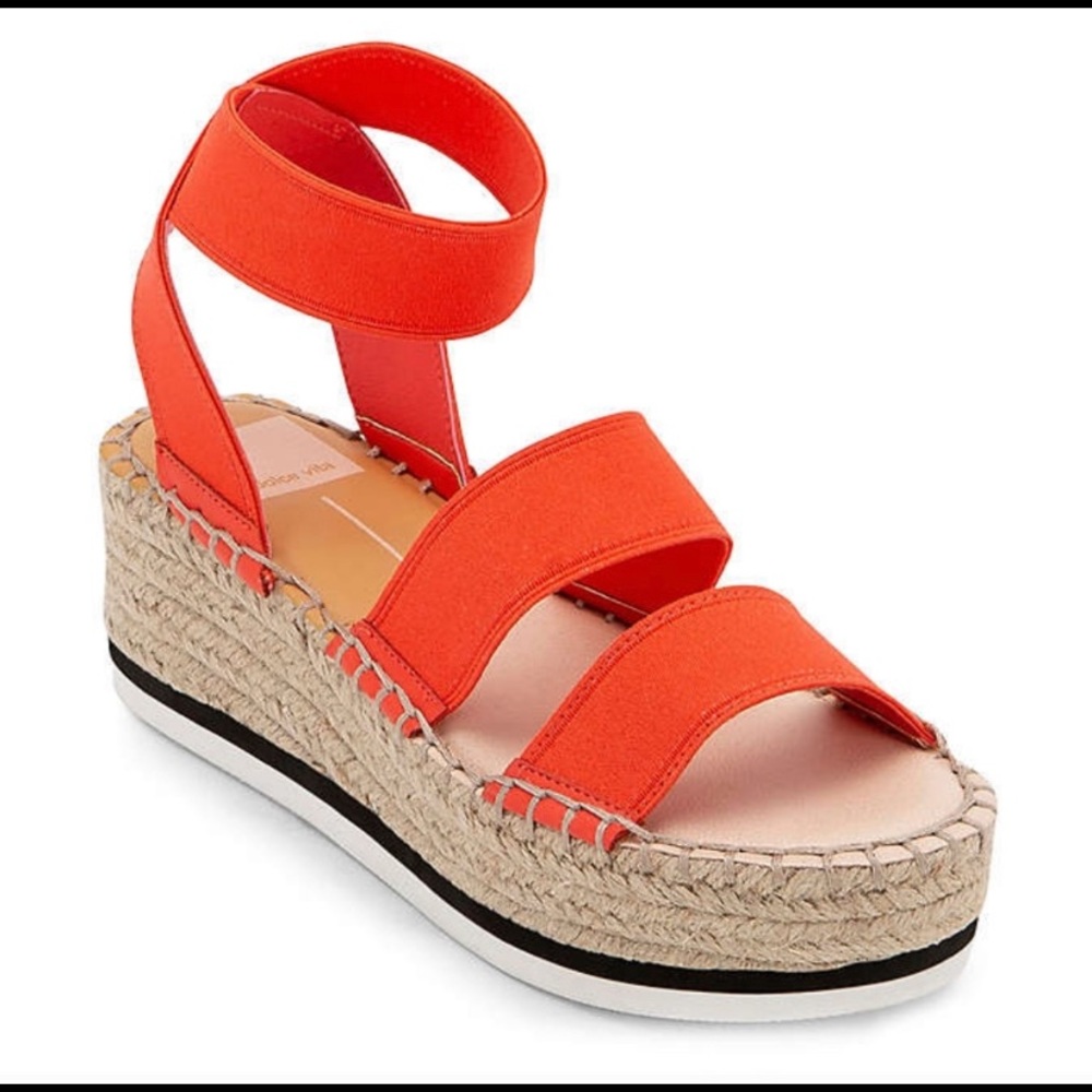 Dolce Vita Lury Espadrille Coral 6.5 NEW